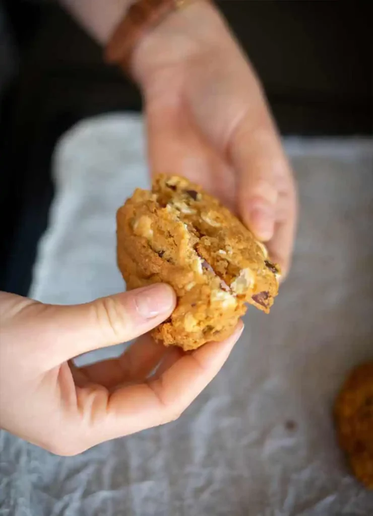 White chocolate chip cookies