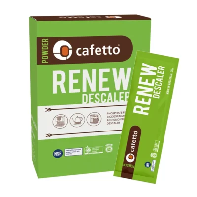 Cafetto Renew Descaler ontkalker doos en zakje